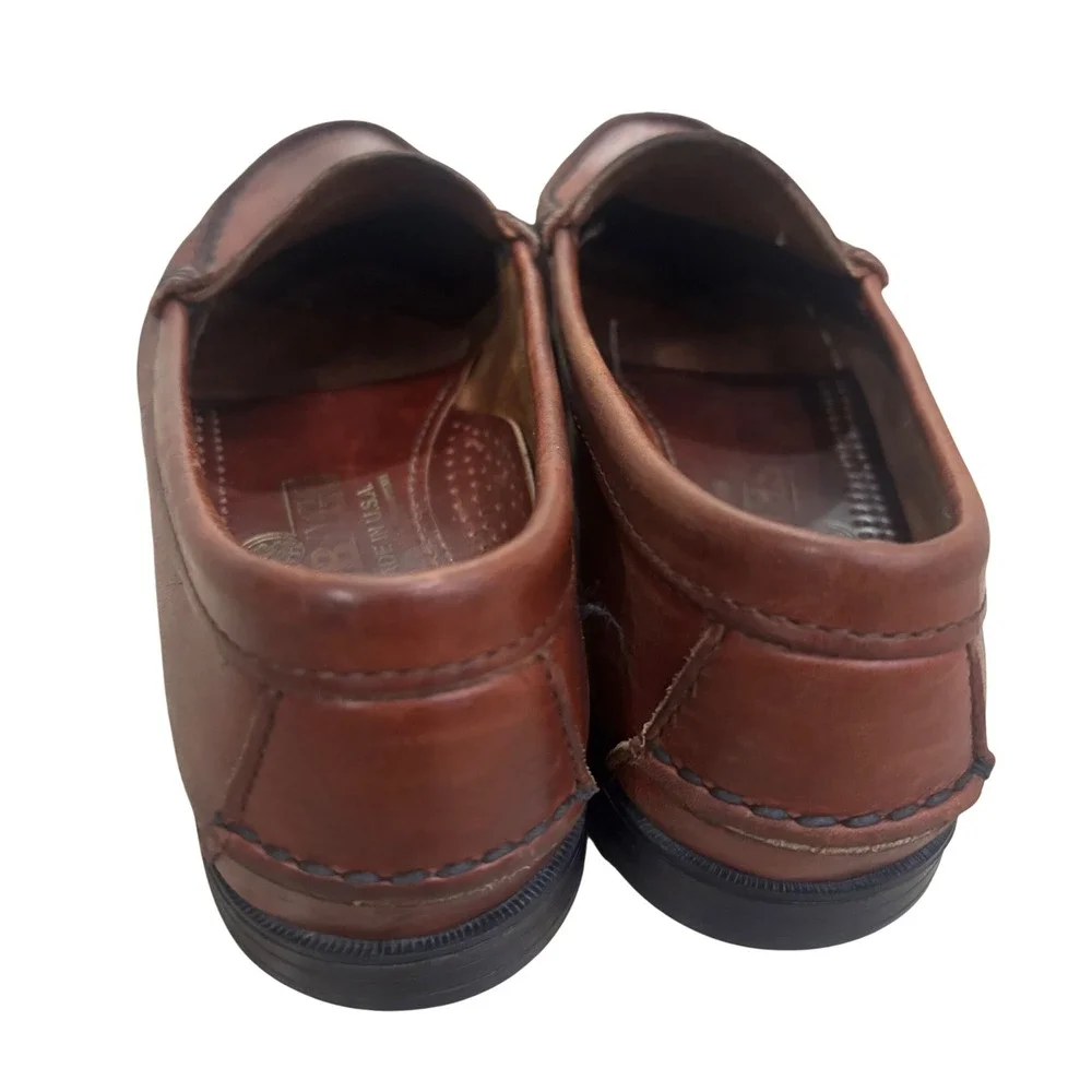Sebago Classic Dan Brown Leather Penny Loafers Made in USA Womens 8.5 M